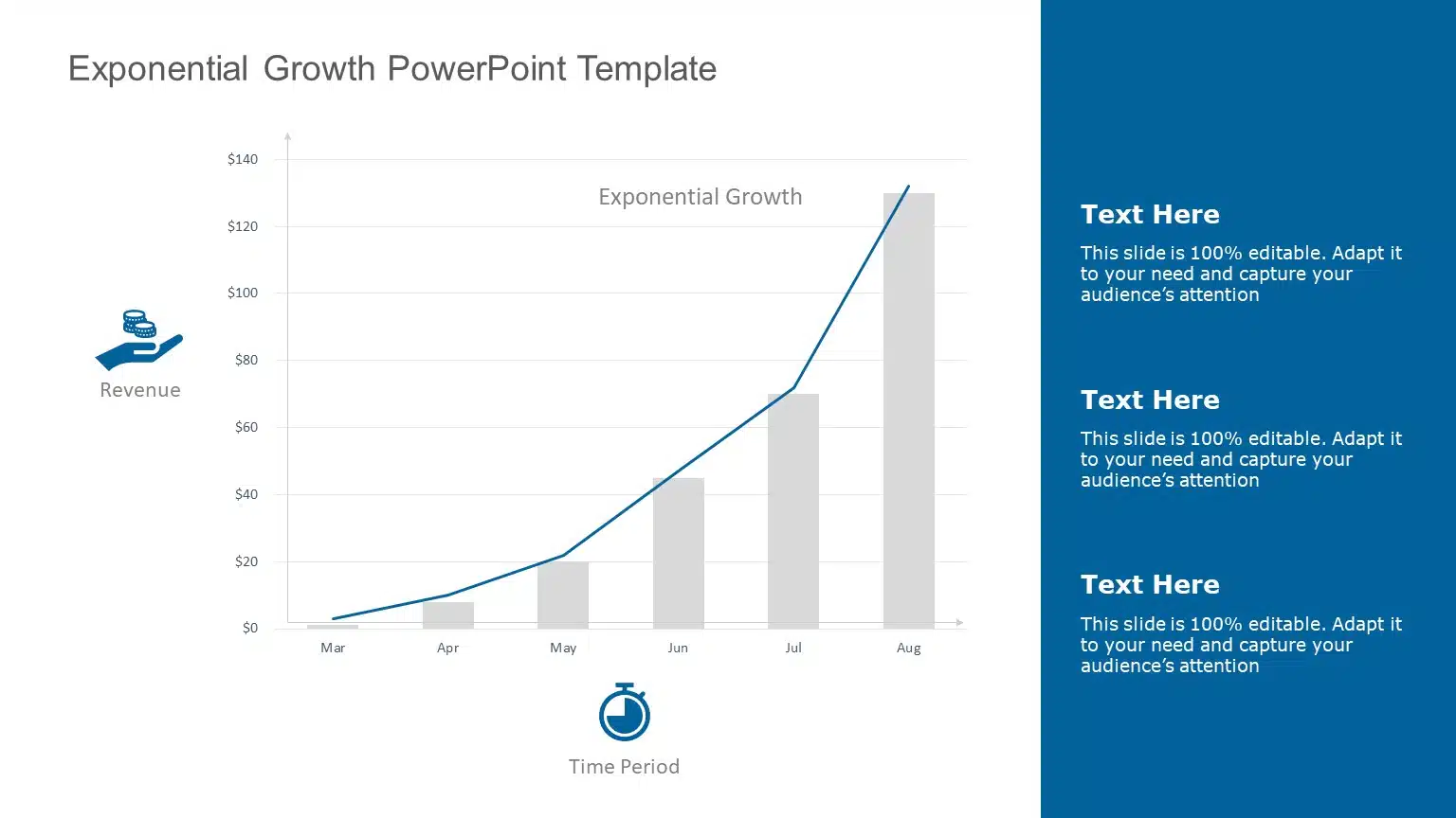 Exponential Growth 02 PowerPoint Template & Google Slides Theme