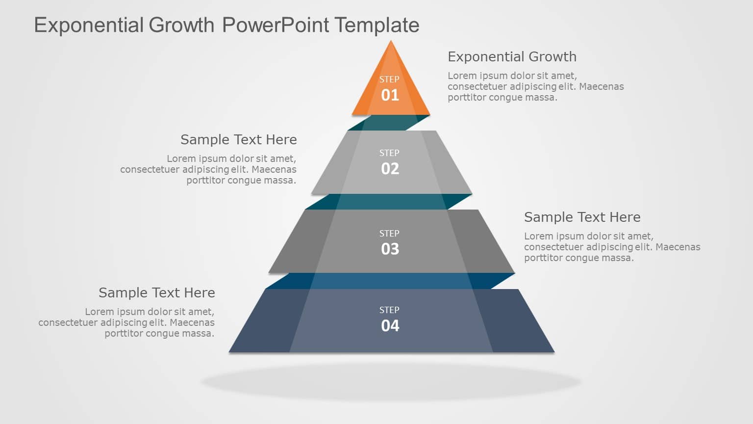 Exponential Growth PowerPoint Template & Google Slides Theme