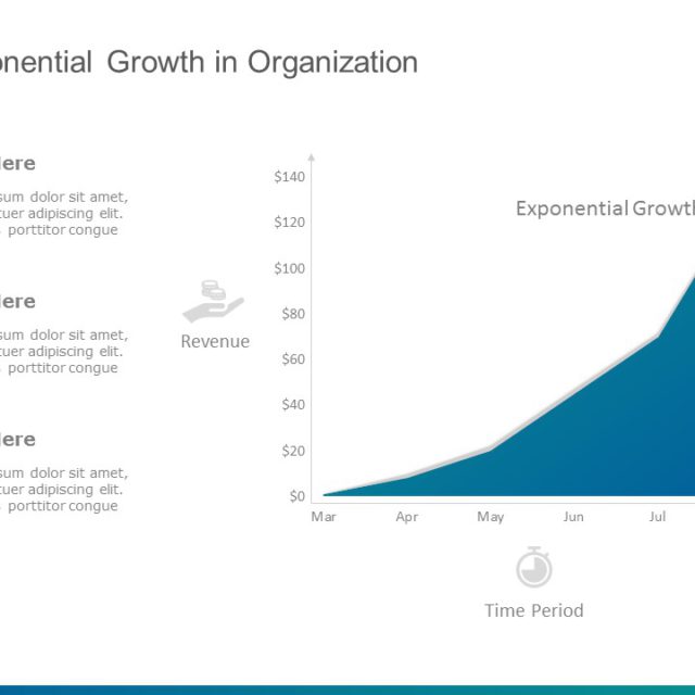 Exponential Vs Linear Growth PowerPoint Template