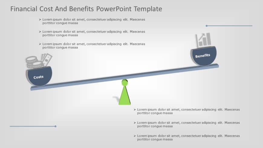 Financial Cost and Benefits 04 PowerPoint Template