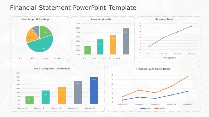 Financial Statement 06 PowerPoint Template