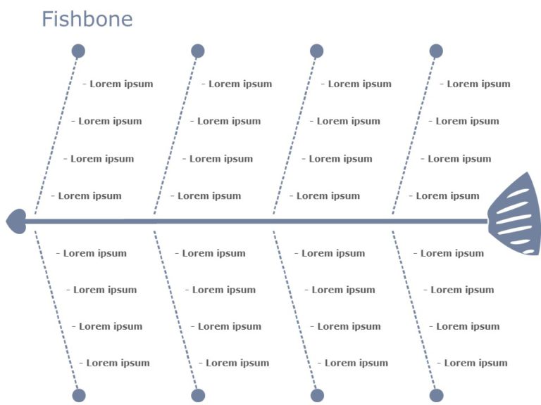 Fishbone Diagram 07 PowerPoint Template