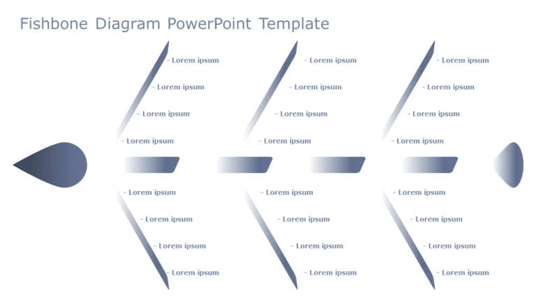 Fishbone Diagram 10 PowerPoint Template & Google Slides Theme