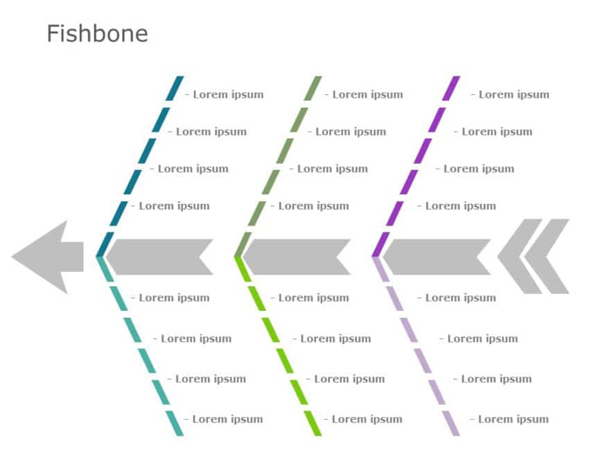 Fishbone Diagram 11 PowerPoint Template