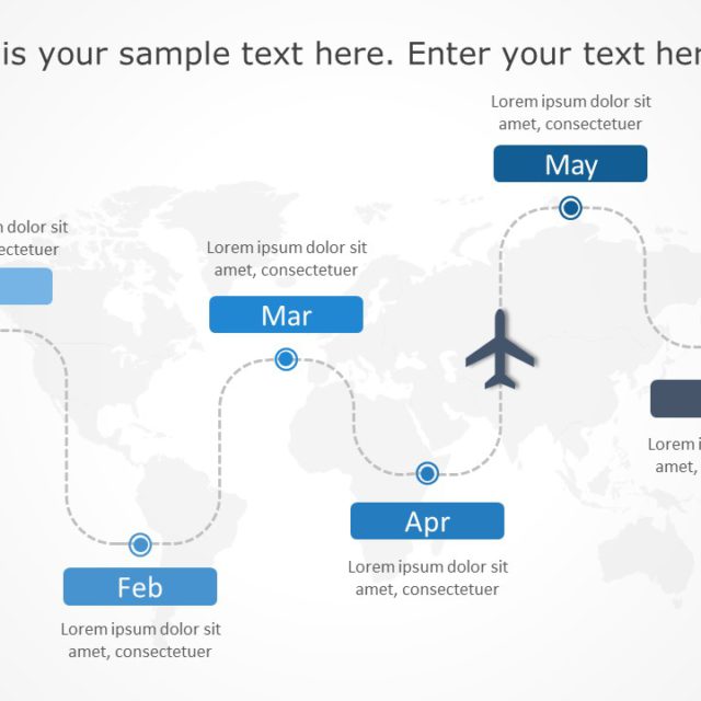 Flight Roadmap PowerPoint Template