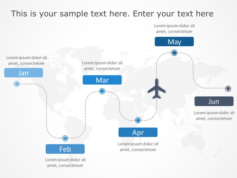 Flight Roadmap 02 PowerPoint Template & Google Slides Theme
