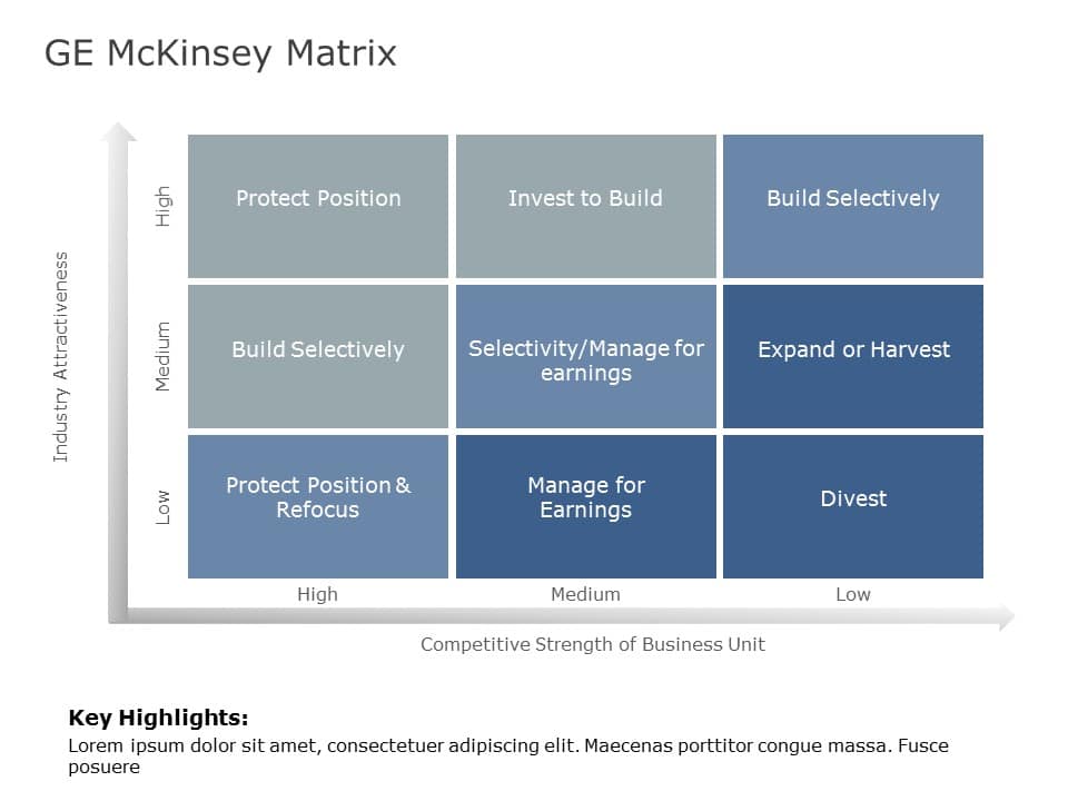 GE Mckinsey Matrix 03 PowerPoint Template & Google Slides Theme