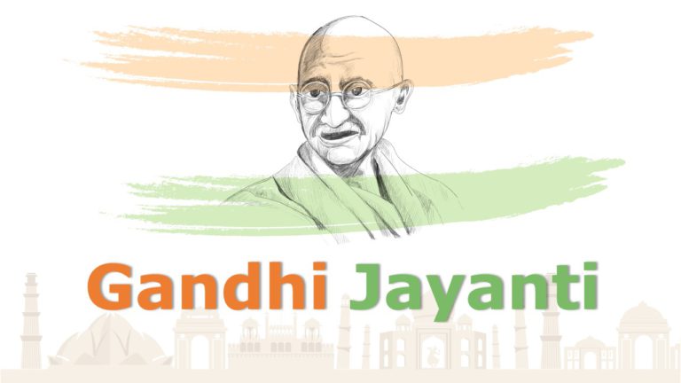 Gandhi Jayanti 03 PowerPoint Template & Google Slides Theme