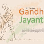 Gandhi Jayanti 04 PowerPoint Template & Google Slides Theme