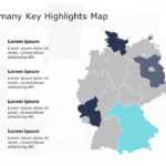 Germany Map 02 PowerPoint Template