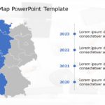 Germany Map 02 PowerPoint Template & Google Slides Theme