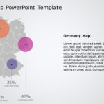 Germany Map 03 PowerPoint Template & Google Slides Theme