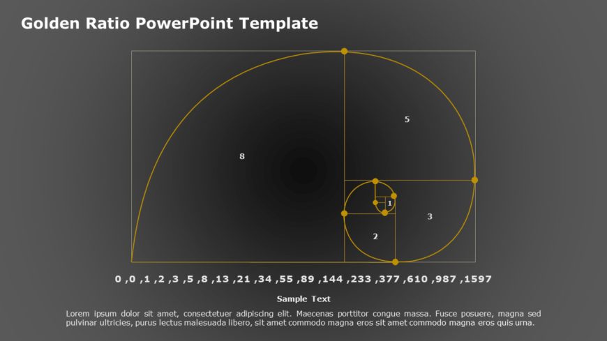 Golden Ratio 01 PowerPoint Template