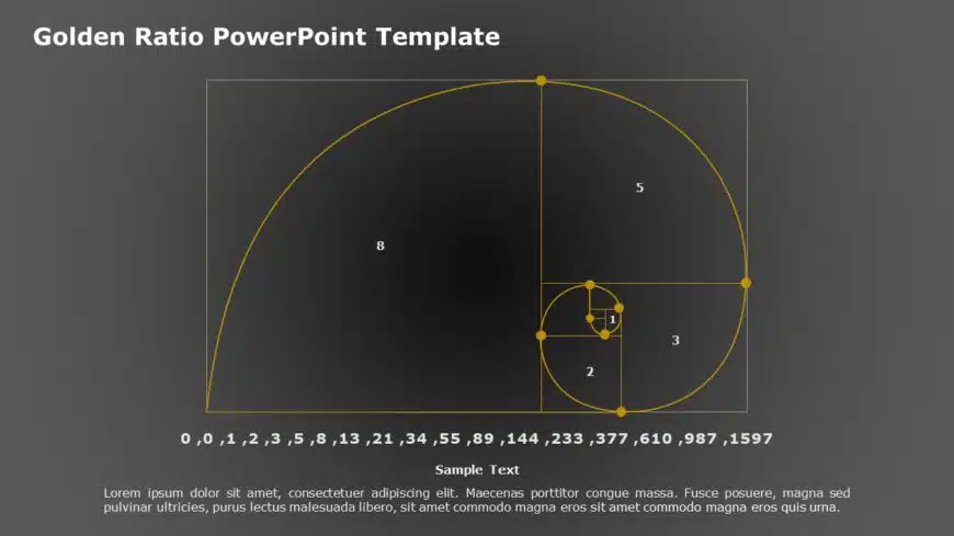 Golden Ratio 01 PowerPoint Template