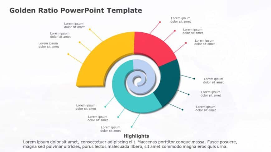 Golden Ratio 05 PowerPoint Template