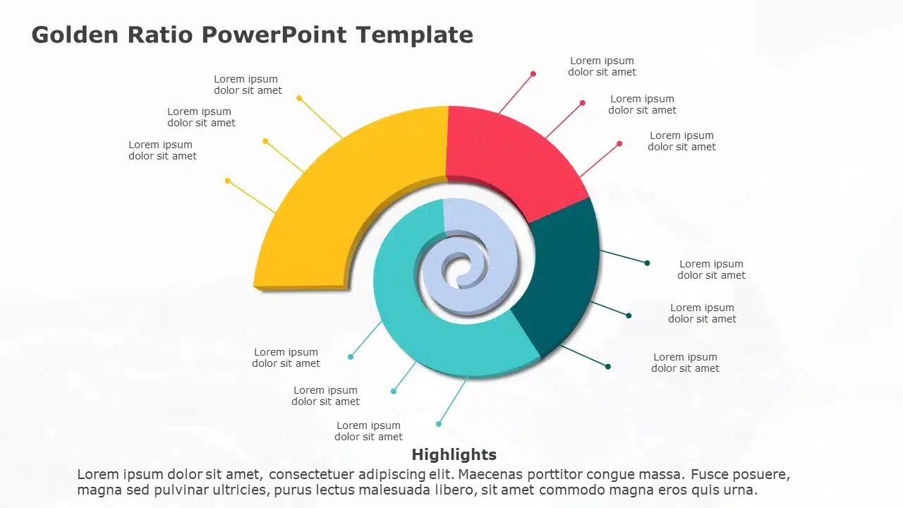 Golden Ratio 05 PowerPoint Template