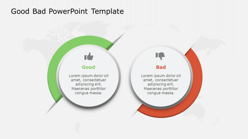 Good Bad 114 PowerPoint Template