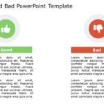 Good Bad 135 PowerPoint Template & Google Slides Theme