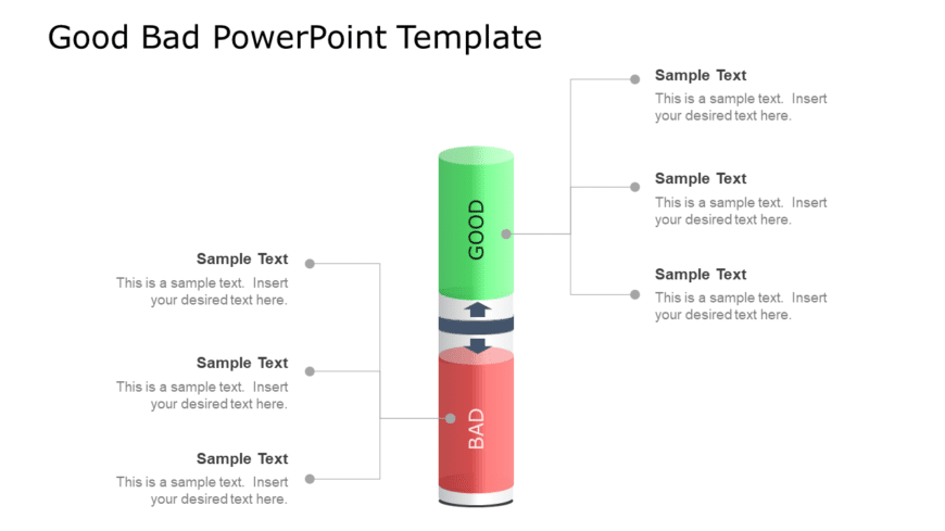 Good Bad 19 PowerPoint Template