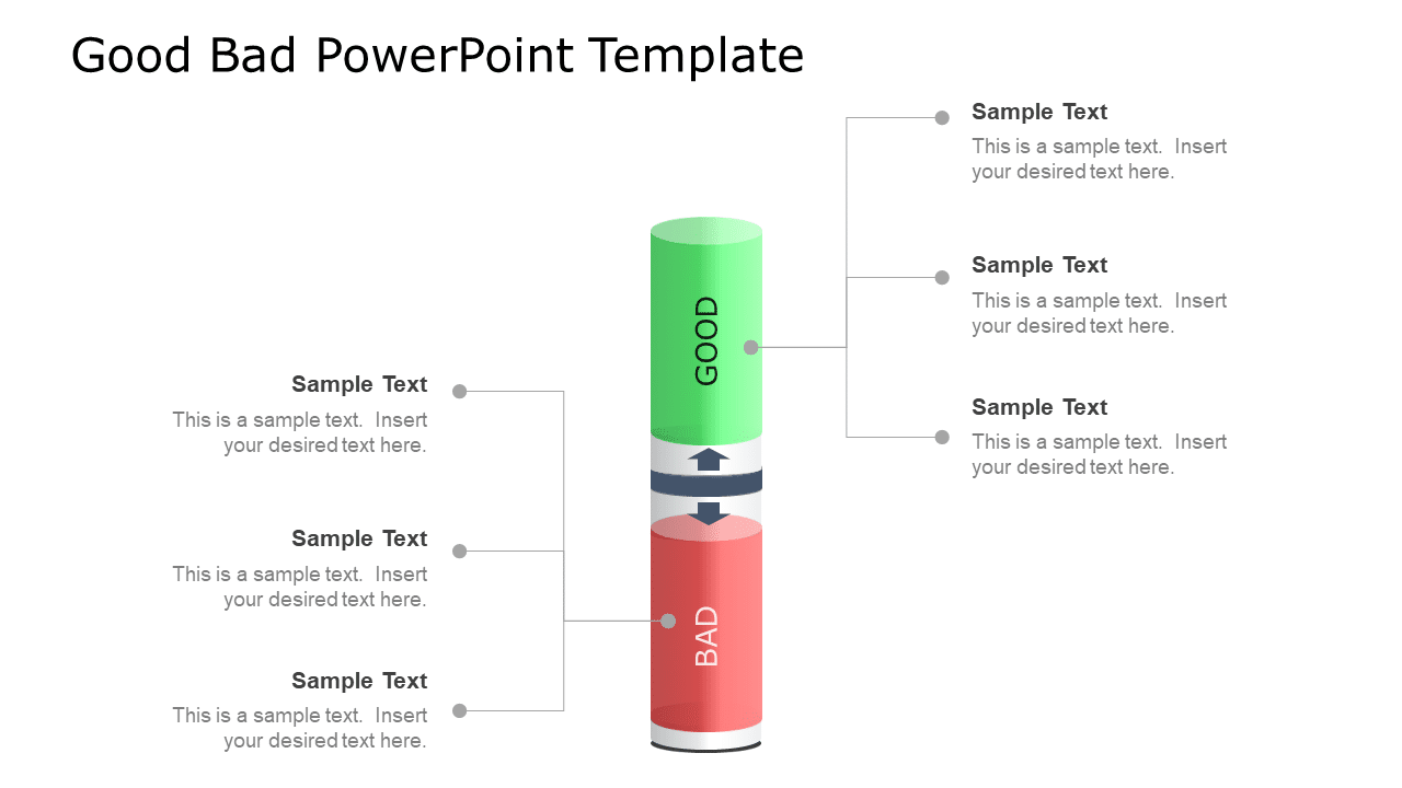 Good Bad 19 PowerPoint Template & Google Slides Theme