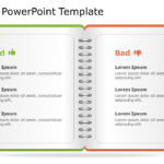 Good Bad 53 PowerPoint Template & Google Slides Theme