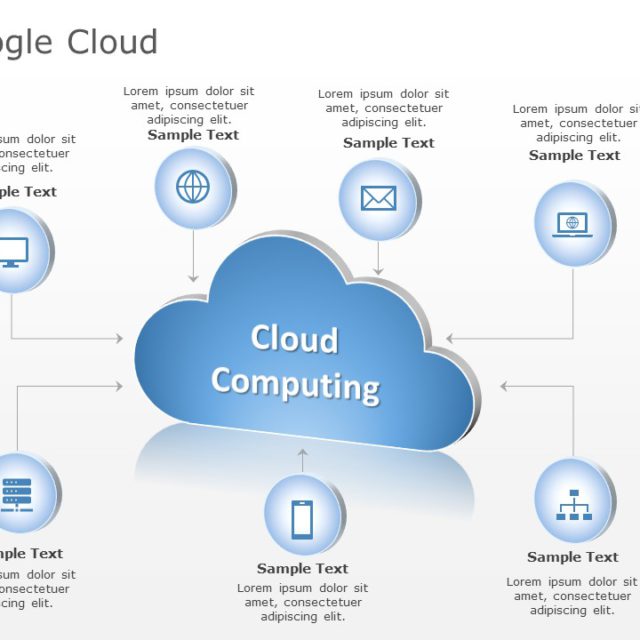 Cloud Computing Puzzle PowerPoint Template