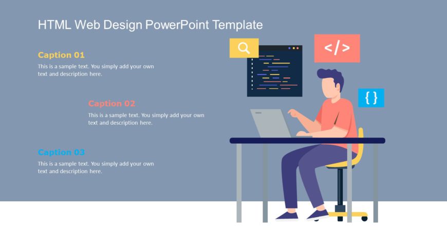 HTML Web Design PowerPoint Template