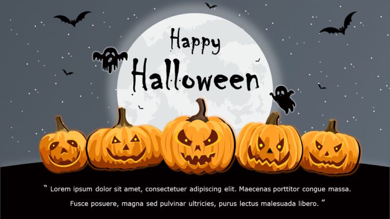 Halloween 04 PowerPoint Template & Google Slides Theme