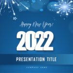 Happy New Year Cover PowerPoint Template & Google Slides Theme
