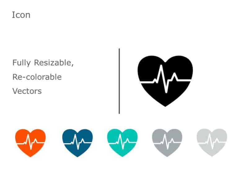 Heart Icon 05 PowerPoint Template & Google Slides Theme