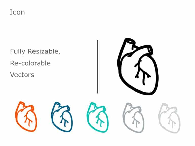 Heart Icon 06 PowerPoint Template & Google Slides Theme