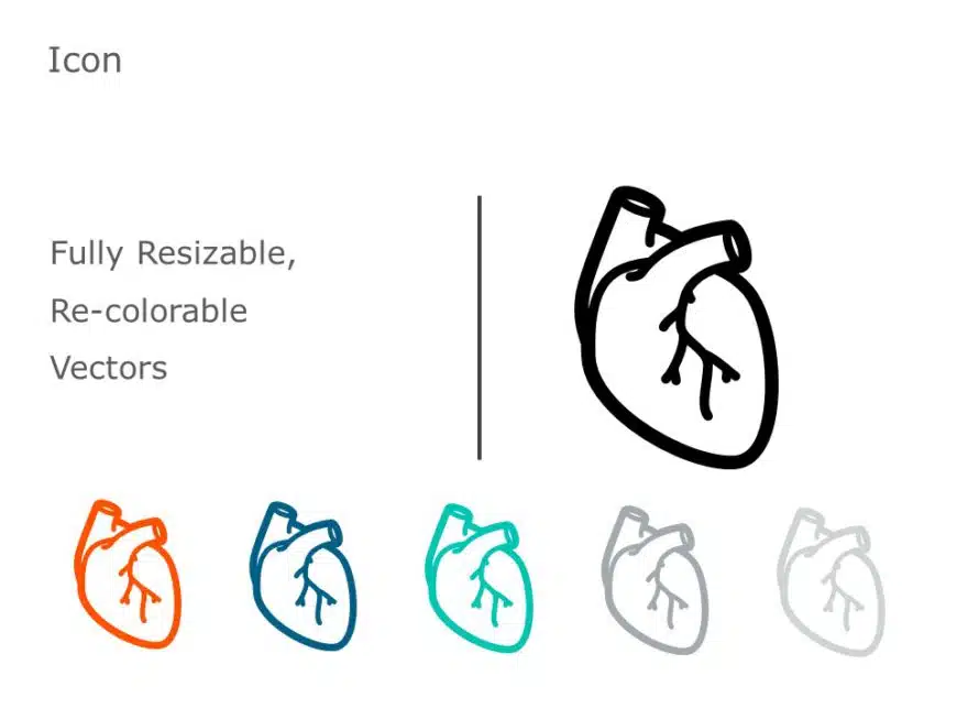 Heart Icon 06 PowerPoint Template