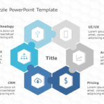 Hexagon Puzzle PowerPoint Template & Google Slides Theme