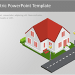 Home Isometric PowerPoint Template & Google Slides Theme