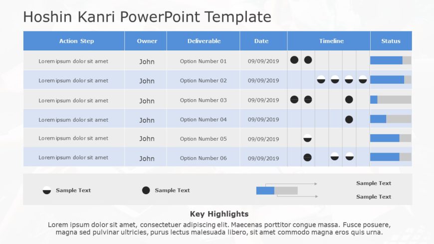 Hoshin Kanri 01 PowerPoint Template