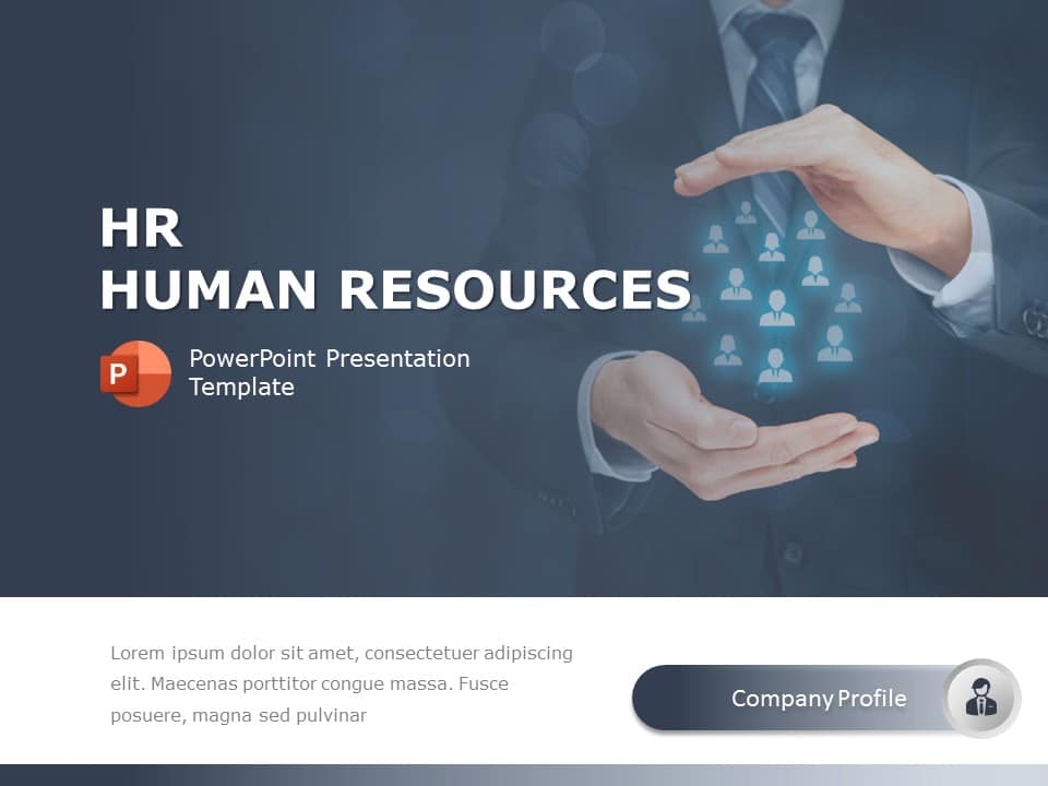Human Resource Cover Page 01 PowerPoint Template & Google Slides Theme