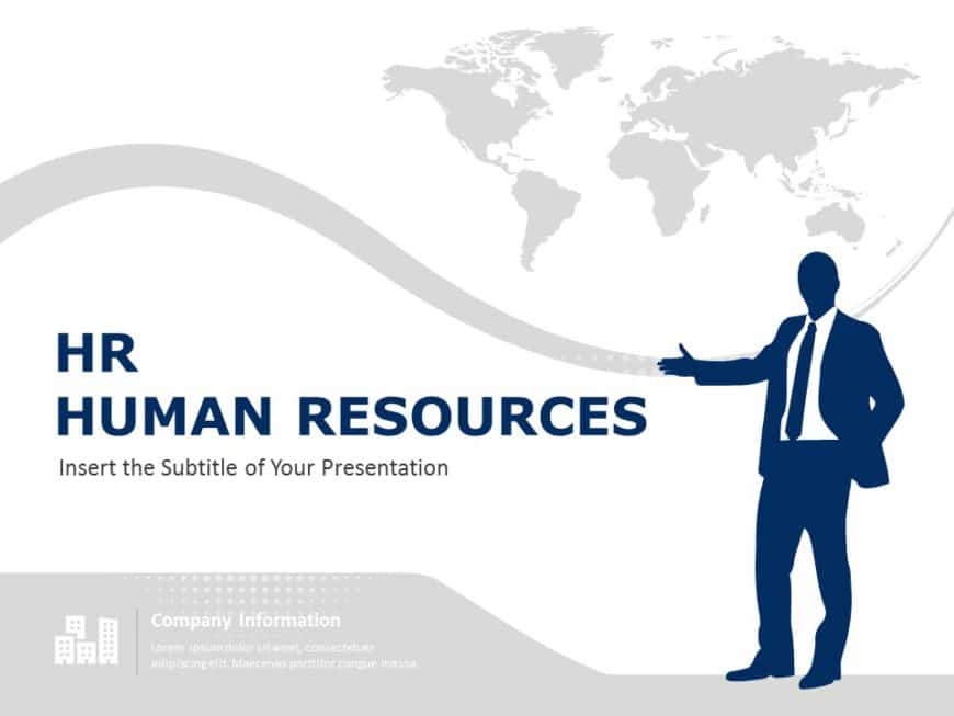Human Resource Cover Page 04 PowerPoint Template