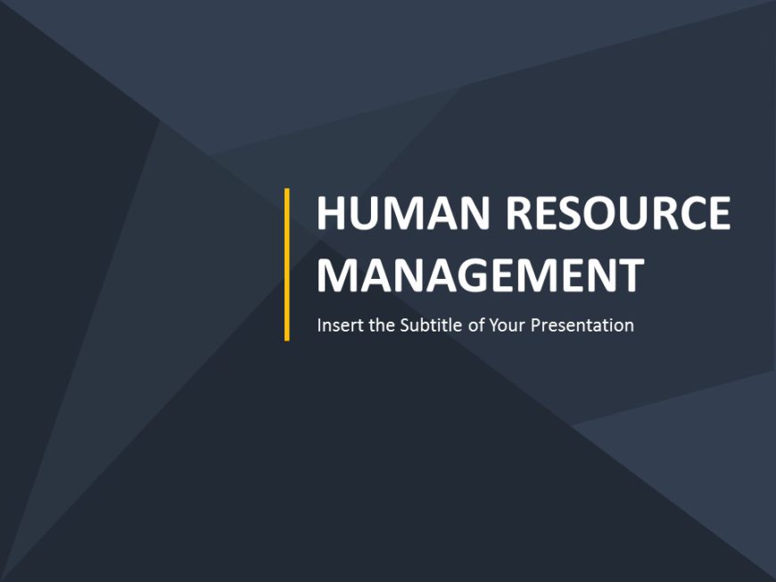 Human Resource Cover Page 05 PowerPoint Template | SlideUpLift