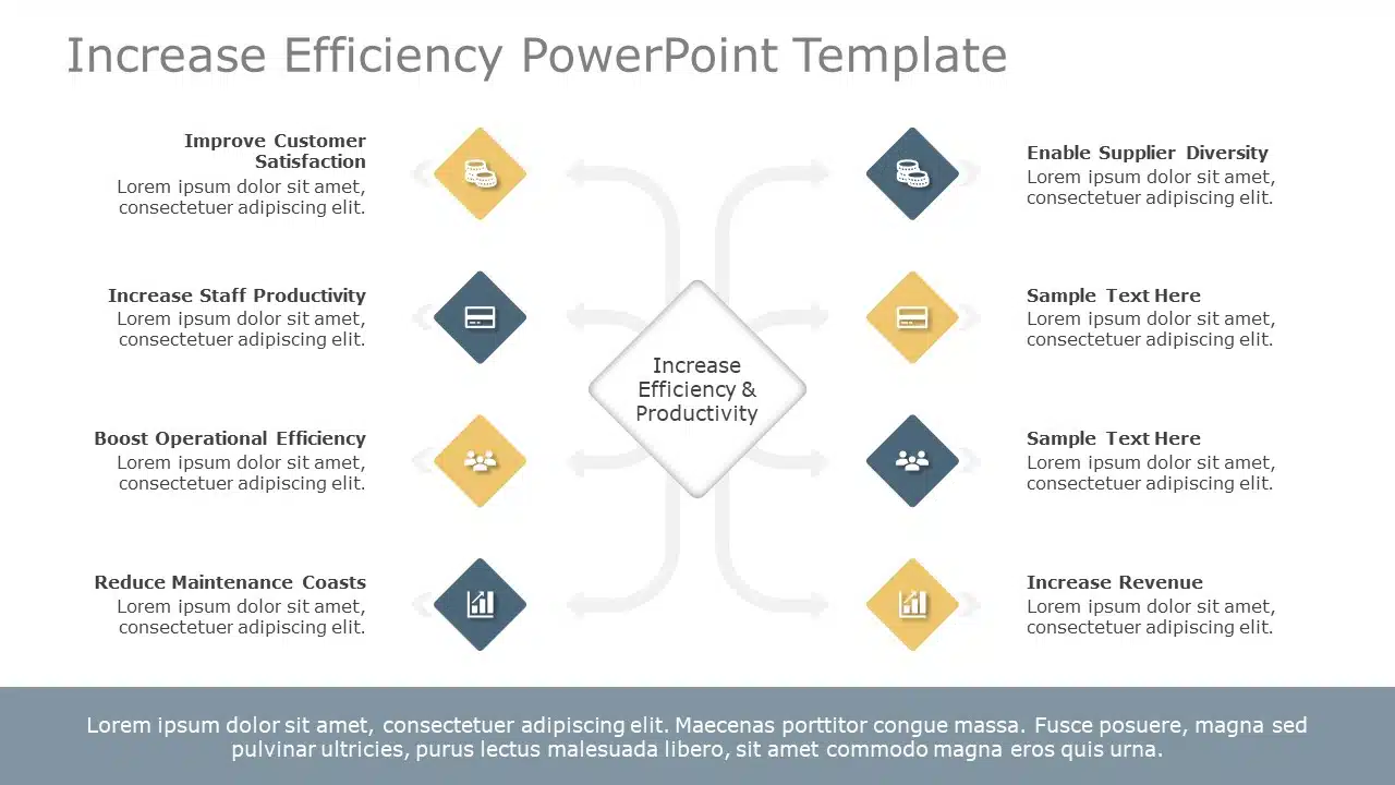 Increase Efficiency 02 PowerPoint Template & Google Slides Theme