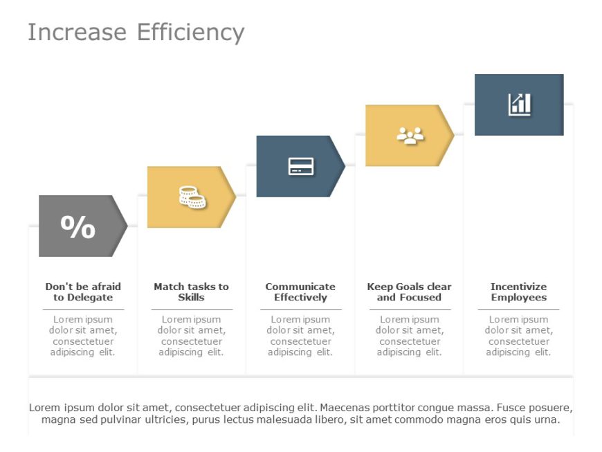 Increase Efficiency 03 PowerPoint Template