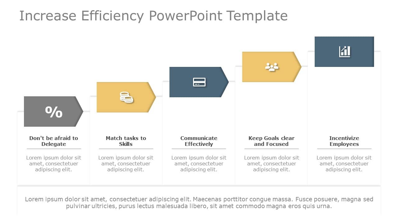 Increase Efficiency 03 PowerPoint Template & Google Slides Theme