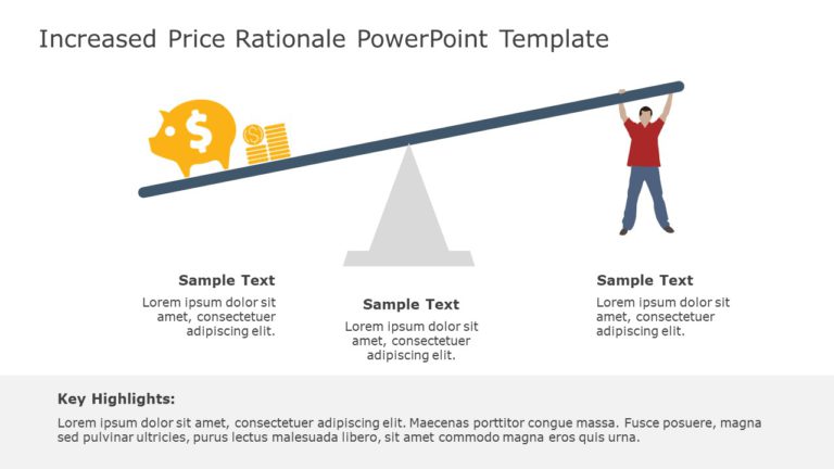 Increased Price Rationale 3 PowerPoint Template & Google Slides Theme