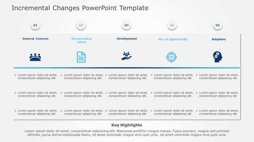 Incremental Changes 01 PowerPoint Template