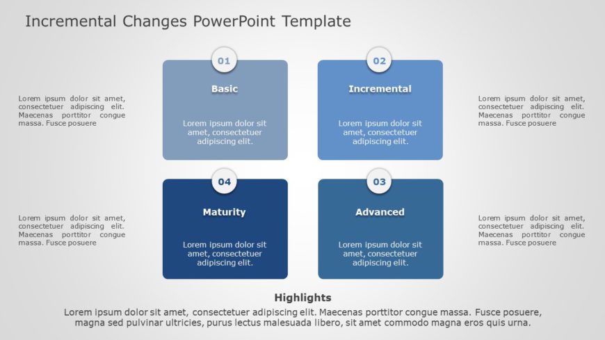 Incremental Changes 03 PowerPoint Template