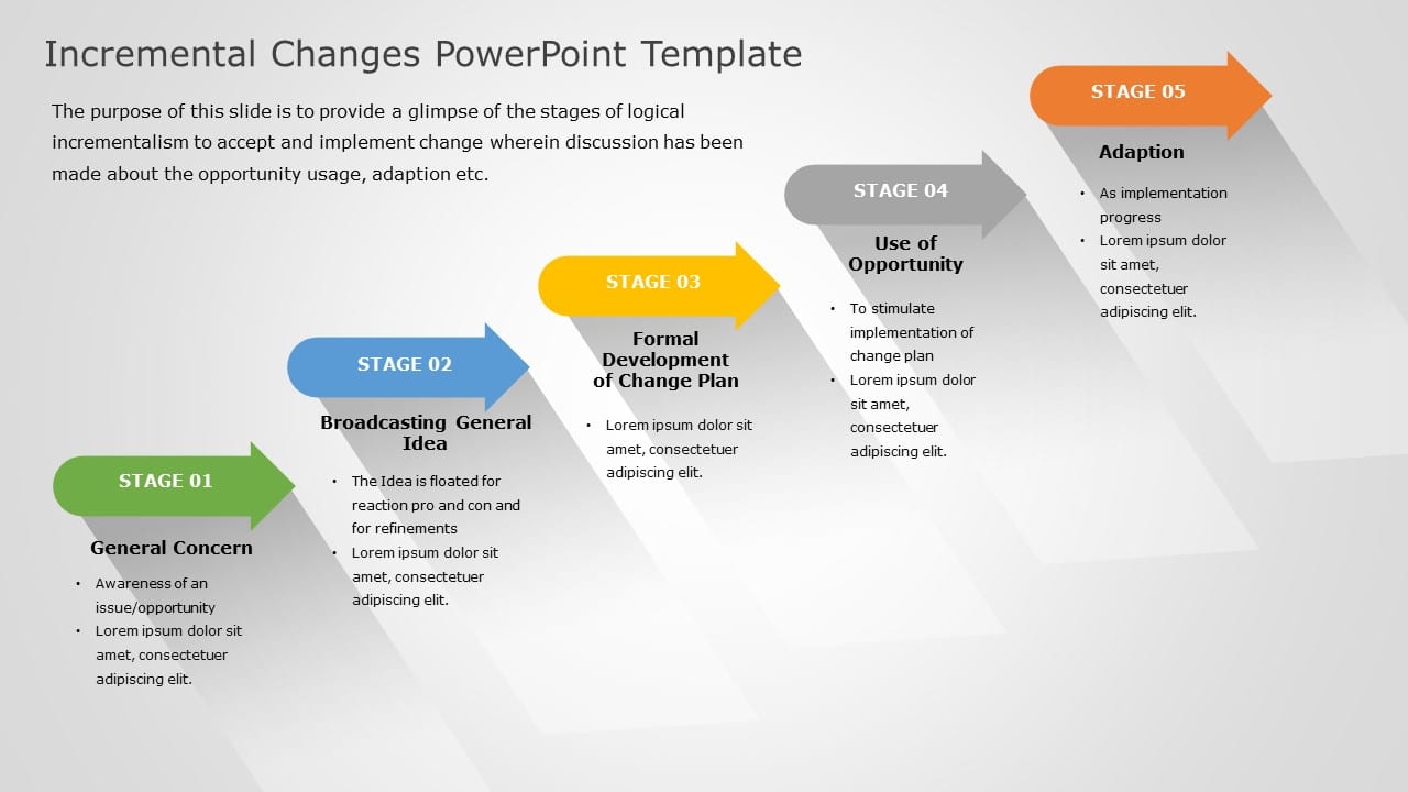 Incremental Changes 09 PowerPoint Template & Google Slides Theme
