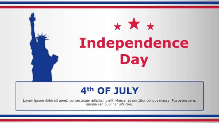 Independence Day 09 PowerPoint Template & Google Slides Theme