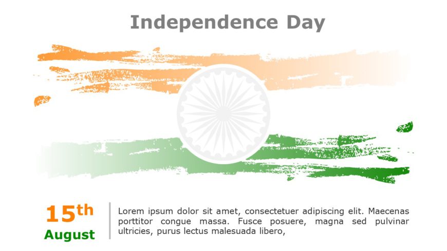 India Independence Day 03 PowerPoint Template