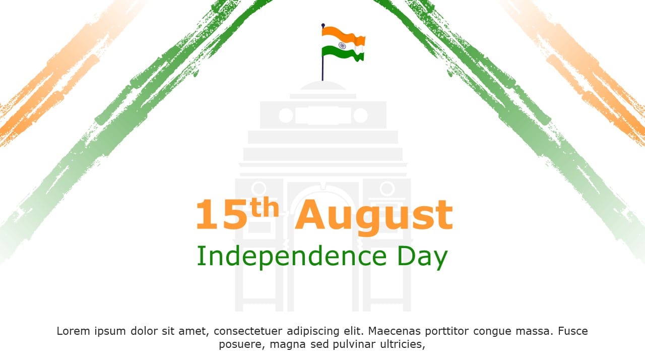India Independence Day 06 PowerPoint Template & Google Slides Theme