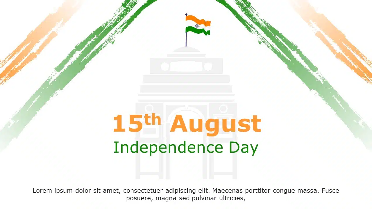 India Independence Day 06 PowerPoint Template & Google Slides Theme