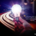 Innovation Bulb Image Quote PowerPoint Template & Google Slides Theme